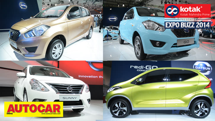 Datsun and Nissan Auto Expo 2014 video